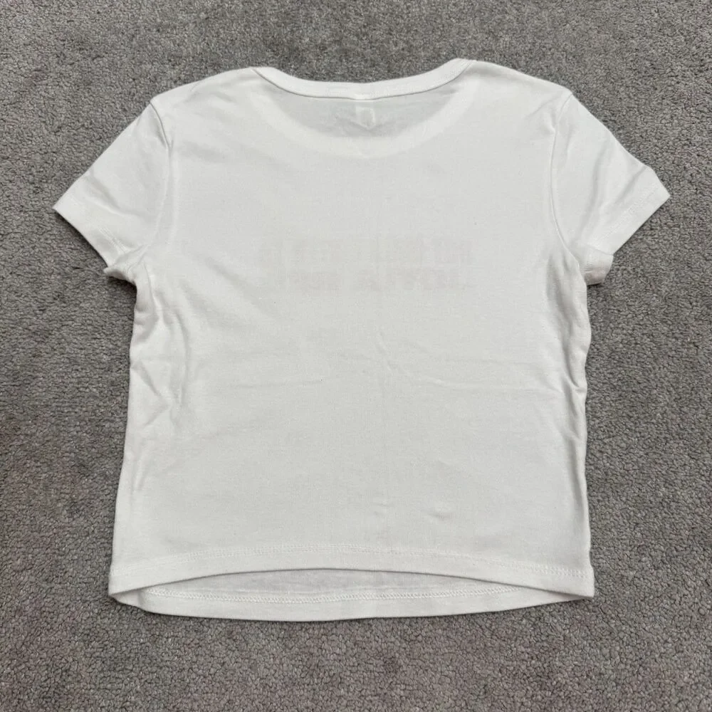 Bella + Canvas Graphic Baby Tee Womens Medium 